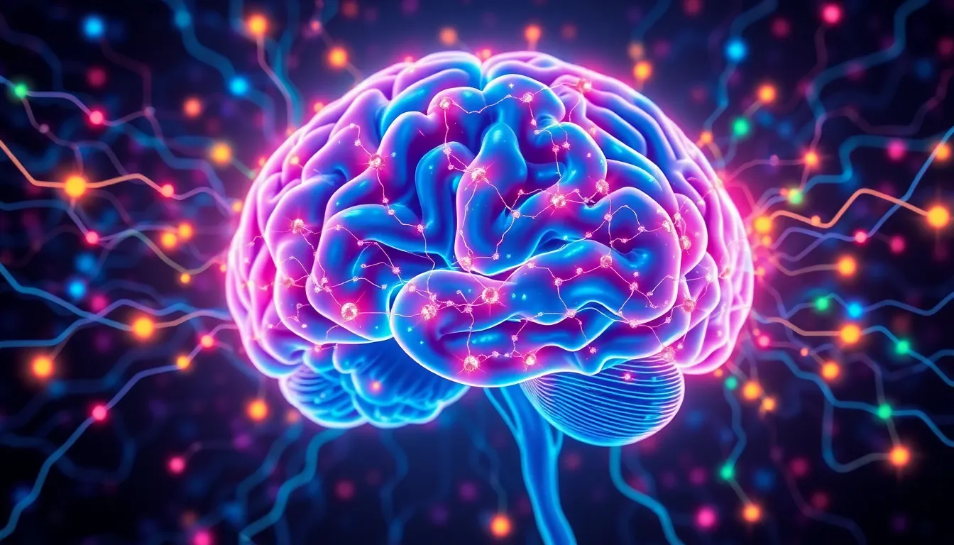 도파민 시스템 변화를 보여주는 뇌과학 이미지