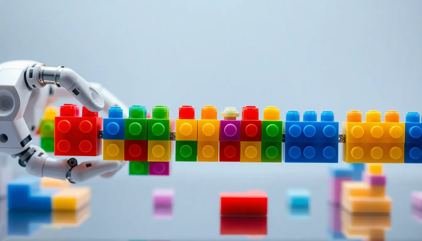 레고처럼 조립 가능한 바이오브릭들로 새로운 생명 기능을 만드는 과정 바이오브릭이 조립되는 모습