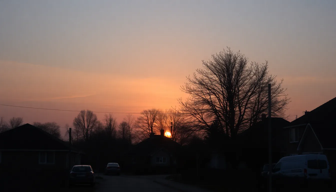 하루의 끝, 생각을 정리하는 시간 하루를 마무리하는 저녁 풍경